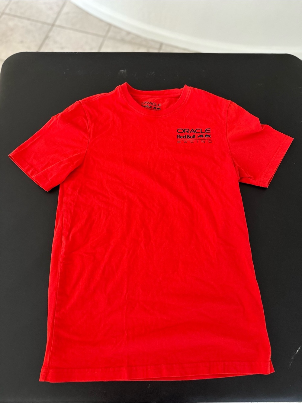 Oracle Red Bull Racing Men’s Crewneck T-Shirt - Red Size Small